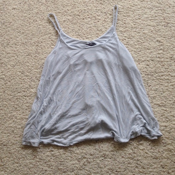 Brandy Melville light blue soft flowy tank top