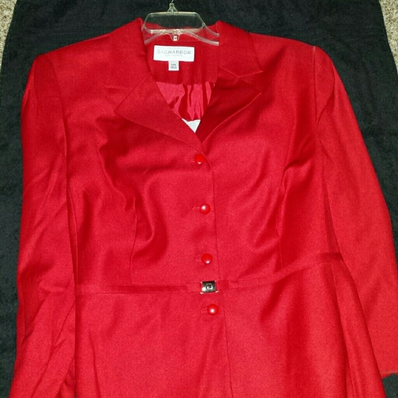 Candy apple red blazer