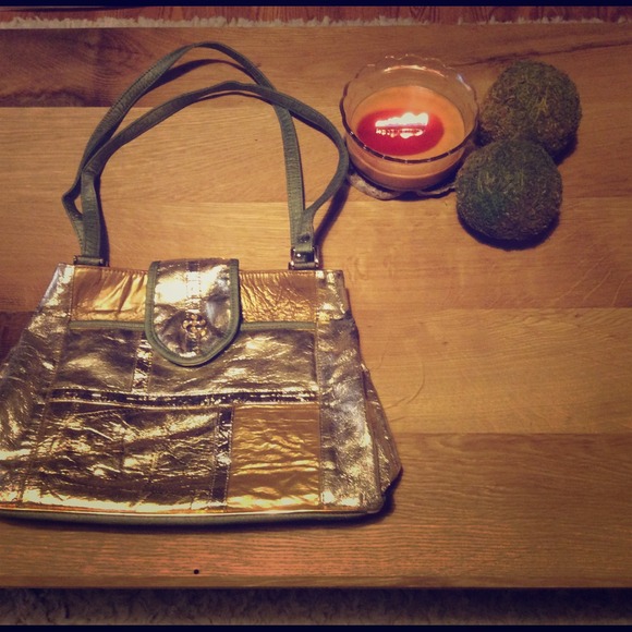 👛Vintage gold purse: so many pockets!