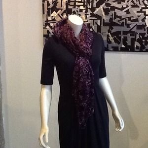 NWT Club Monaco wool amethyst scarf