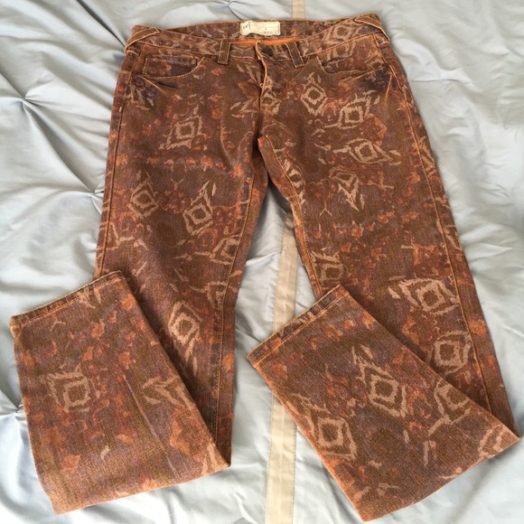 Free People Aztec Tribal Jeans...