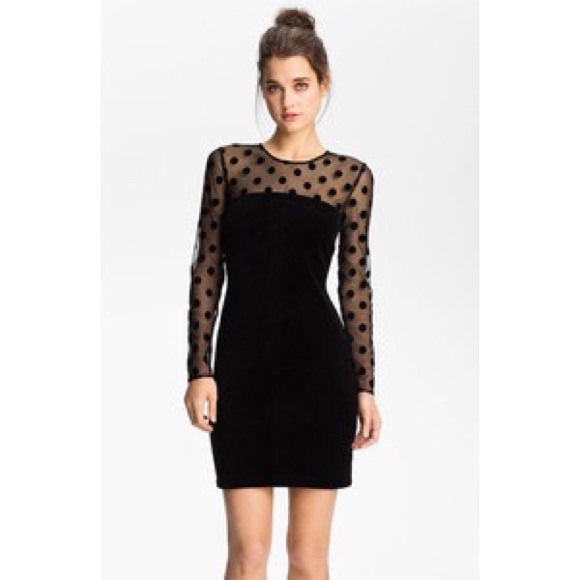 Black velvet Juicy Couture Dress.