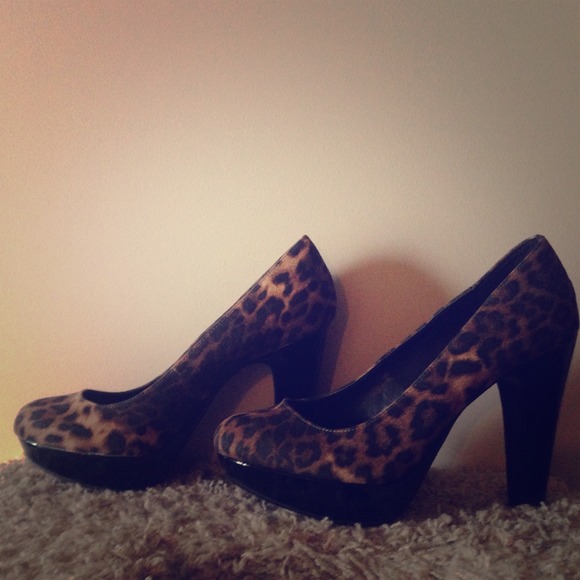Leopard heels! Call it spring brand from JCP