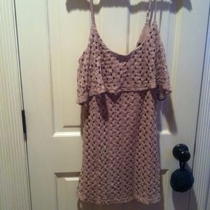 Tan dress new never worn