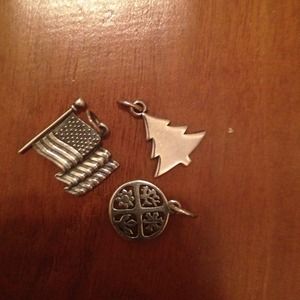 James Avery charms (set of three)