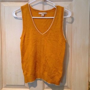 Mustard Yellow Sweater Vest Mustard Yellow Sweater Vest