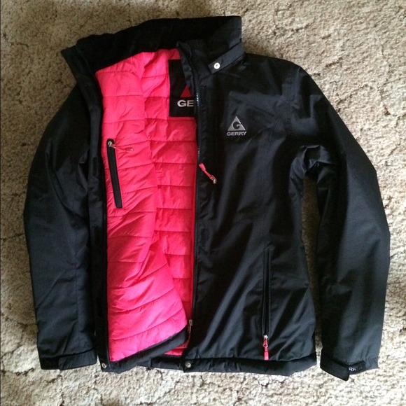 Like new black warm rain winter coat jacket - Picture 4 of 4