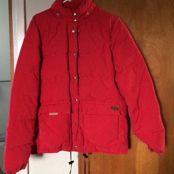 Ralph Lauren red rain puffy winter coat jacket - Picture 2 of 4