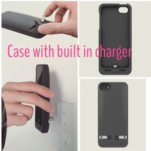 🔌Iphone 5 or 5S phone case with built in charger
