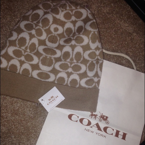 Brand new Coach beanie!