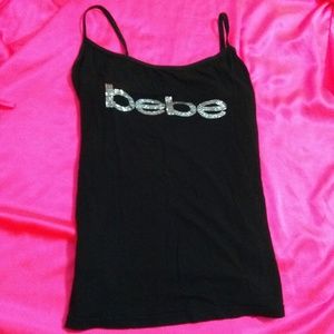 Bebe spaghetti strap top