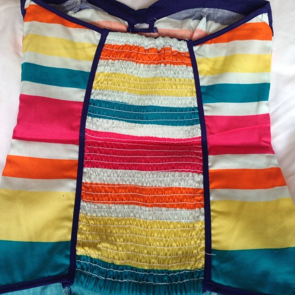 Colorful strapless bustier - Picture 3 of 4