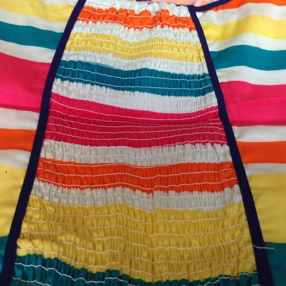 Colorful strapless bustier - Picture 4 of 4