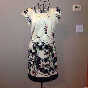 Printed Dress with Unique Detailing!