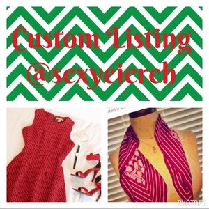 Custom listing for @sexyeierch