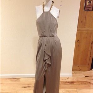 BCBG taupe dress