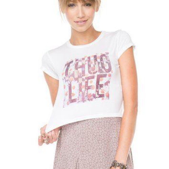 Brandi Melville Thug Life Tee