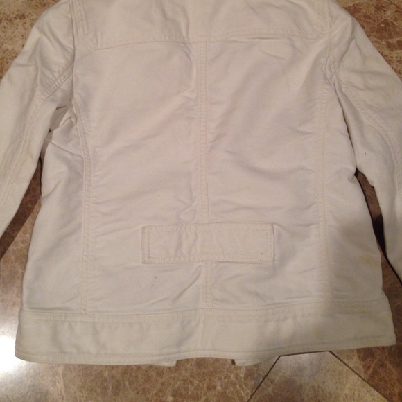 Designer creme denim jkt - Picture 4 of 4