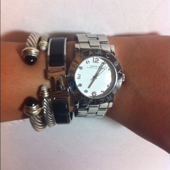 Marc Jacobs Amy watch in silver