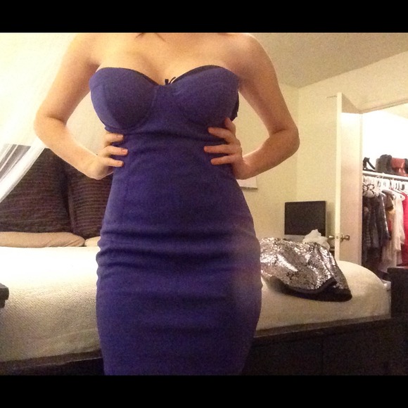 Royal blue Marciano dress