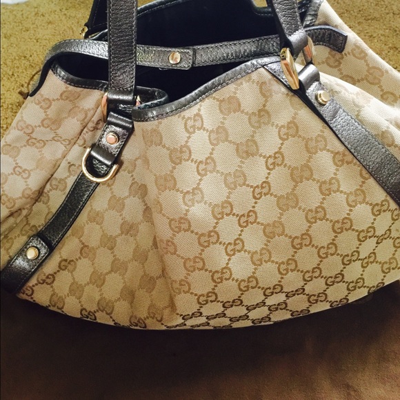 Gucci brown GG canvas medium Abbey shoulder bag - Picture 2 of 9