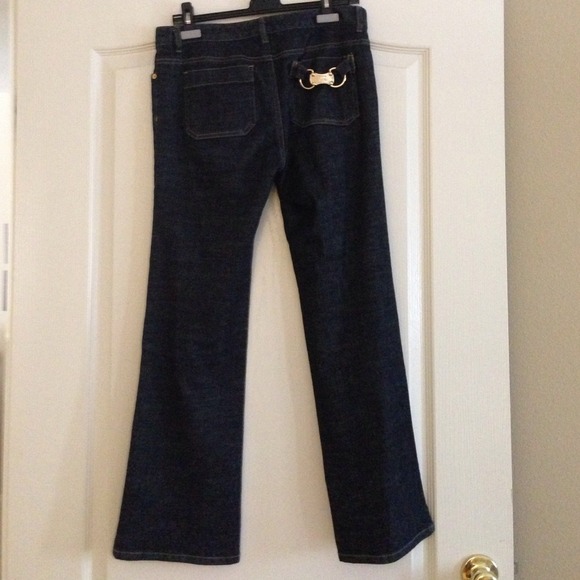 Michael Kors straight leg dark was denim jeans - Picture 2 of 4