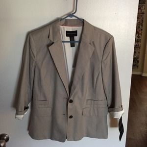 Brand new 3/4 length khaki/beige blazer