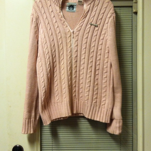 !!SALE 50% OFF!!! SWEATER with a DOG BONE PIN! - Picture 1 of 3