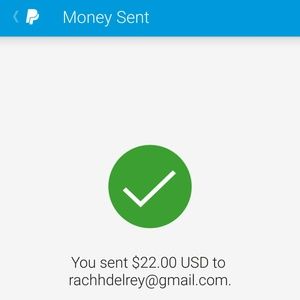 Payment for luana shirt