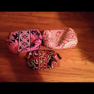 Bundle of Vera Bradley Make up Bags