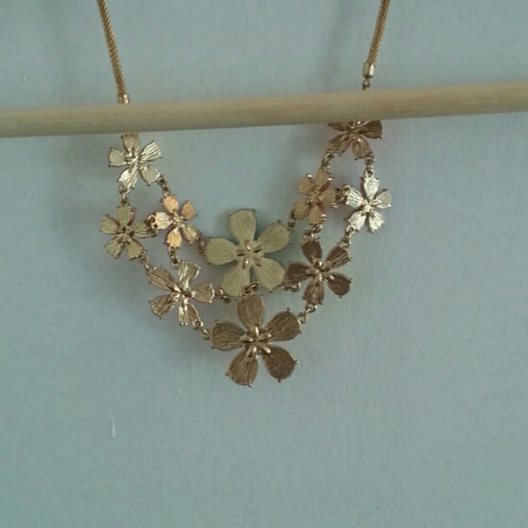 Sold Delicate Floral Bouquet Necklace - Picture 3 of 4