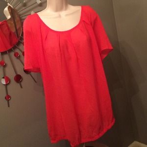 Beautiful Red Blouse NWT