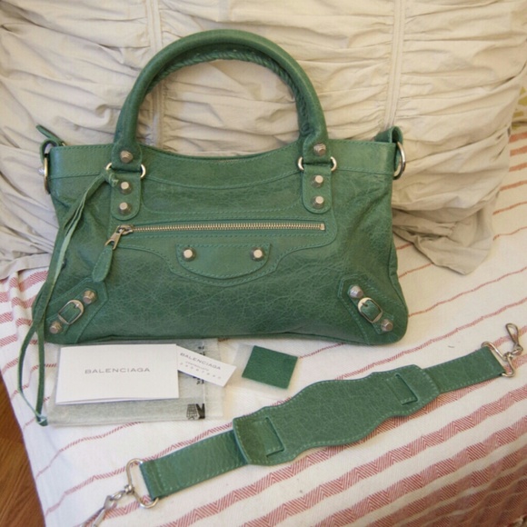SOLD!!!! Balenciaga Classic First City Bag Green