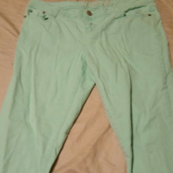 Green jeans