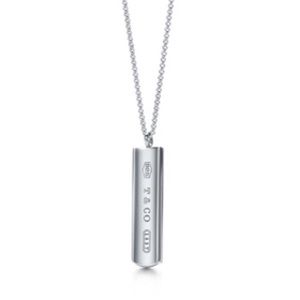 [SOLD] Tiffany & Co 1837 silver bar necklace