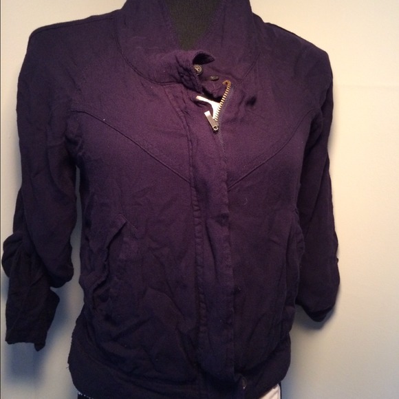 Navy blue 3/4 sleeved- light jacket