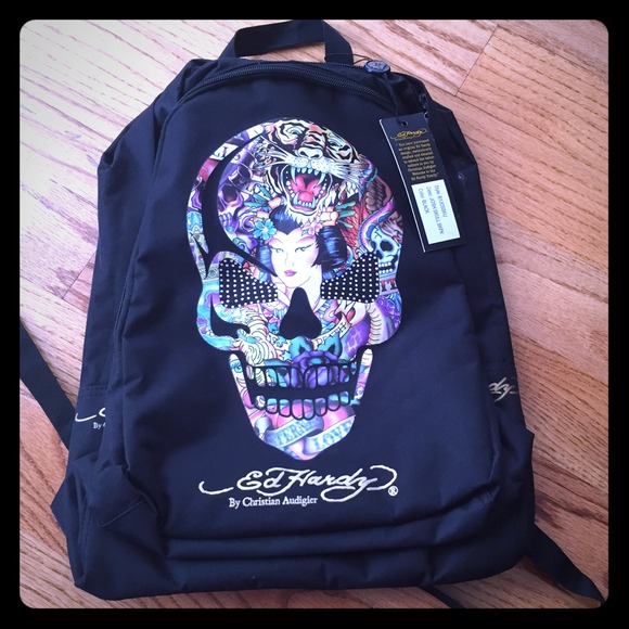 Ed hardy backpack brand new