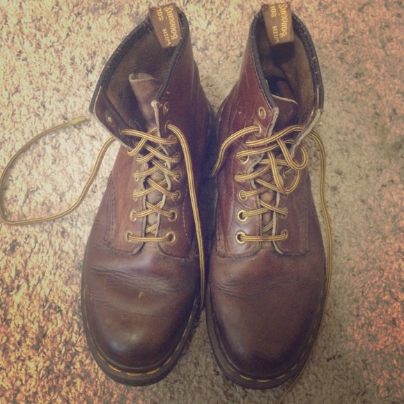 Leather Doc Marten boots