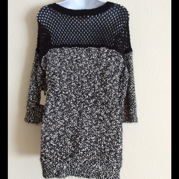 Hinge black & white sweater size L - Picture 2 of 4
