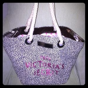 Victoria's Secret Cheetah Print Tote Bag