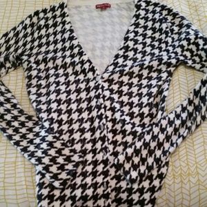 Black and white merona cardigan