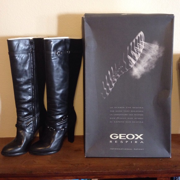 geox ladies knee high boots