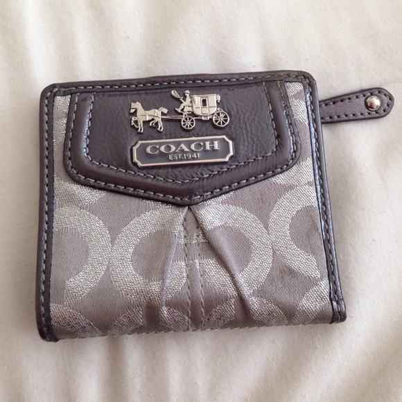 Silver/Gray Coach wallet