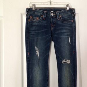 True Religion Distressed Jeans
