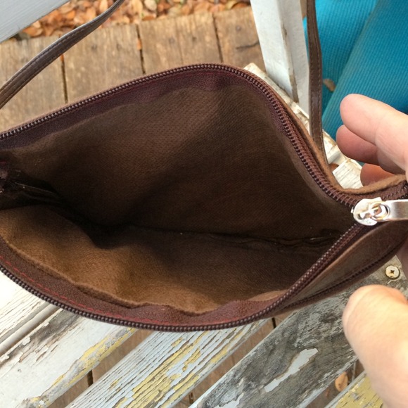 Boho Leather and Suede Argentinian Crossbody Bag - Picture 4 of 4