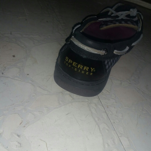 Black plaid sperrys - Picture 1 of 2