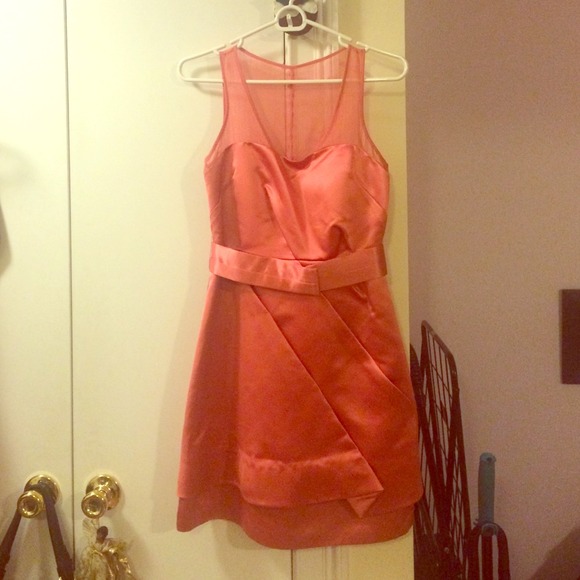 Max and Cleo Peach Dress. - Picture 1 of 2