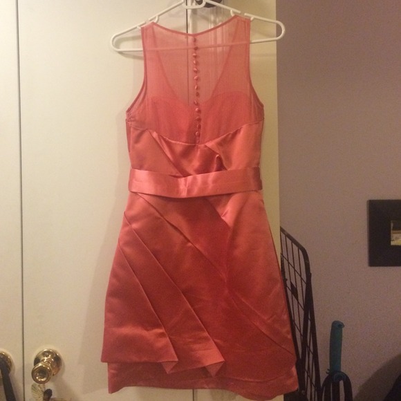 Max and Cleo Peach Dress. - Picture 2 of 2