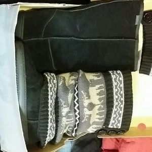 Sketches Boots with hidden wedge and removable soc