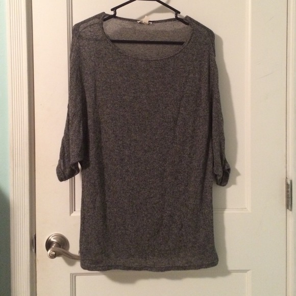 never worn grey slouchy lounge shirt